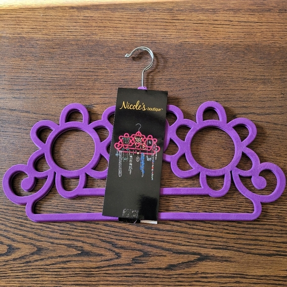 3 piece Velvet Accessorie Hanger Set for Jewelry and Scarves NEW with Tags - Picture 3 of 10